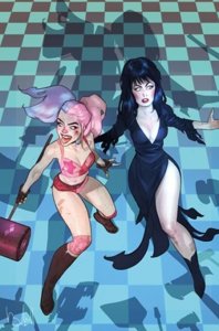 Harley Quinn x Elvira #2 2025 Caldwell 1:10 Dynamite EB101
