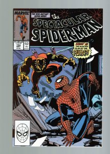 Spectacular Spider-Man #154 - Sal Buscema Cover Art. Puma Appearance. (9.2) 1989