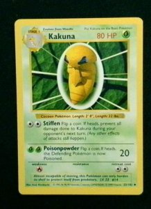 Kakuna #33/102 - Shadowless  - Uncommon 2nd Print