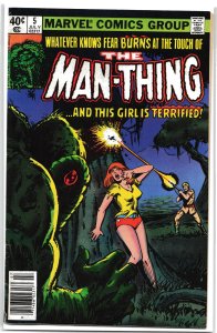 Man-Thing #5 Newsstand Edition (1980) Man-Thing