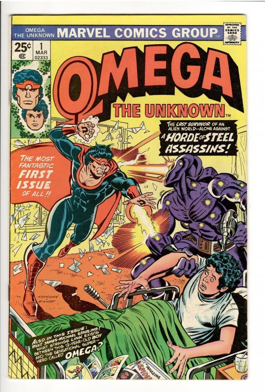 OMEGA THE UNKNOWN #1 FVF DARKHOLD TIE IN! KEY COLLECTOR TRENDING 20