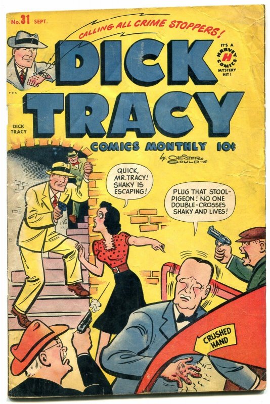 Dick Tracy #31 1950- Harvey Comics- Chester Gould- VG-