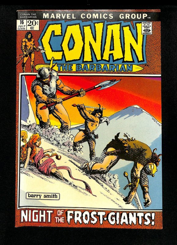 Conan The Barbarian #16