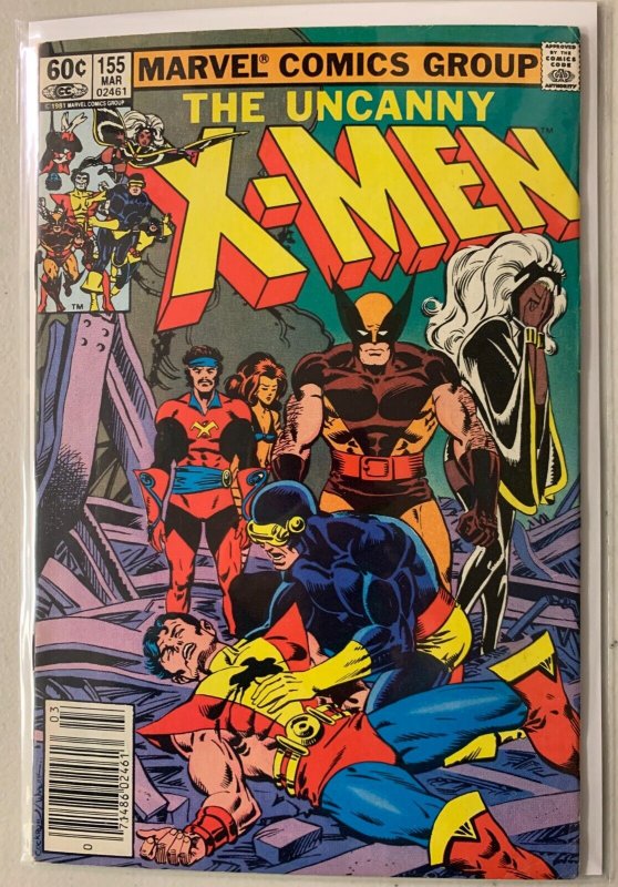 Uncanny X-Men #155 Newsstand Marvel 1st Ser. (6.0 FN) 1st app of Brood (1982)
