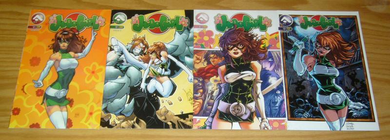 Judo Girl #1-4 VF/NM complete series - all B variants - alias comics bad girl