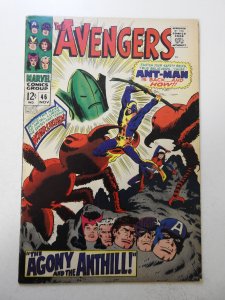 The Avengers #46 (1967) VG Condition ink 1st page, tape stain bc