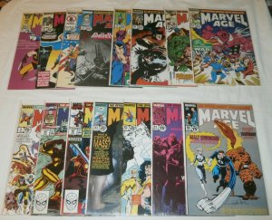 Marvel Age news magazine HUGE comic book lot of 30 Iron Man She-Hulk Byrne