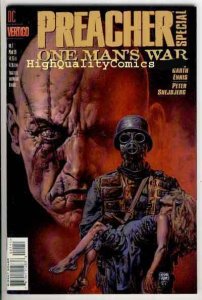 PREACHER ; ONE MAN'S WAR #1, NM-, Garth Ennis, Vertigo, 1998, Glenn Fabry