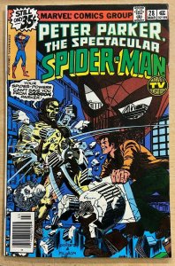 THE SPECTACULAR SPIDER-MAN #28 (Marvel,2/1979) VF  FRANK MILLER on Daredevil