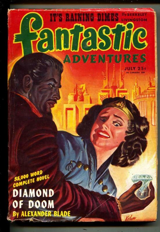 Fantastic Adventures-Pulp-7/1945-Alexander Blade-Arnold Kohn