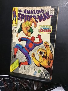 The Amazing Spider-Man #57 (1968) Mid high grade Ka-Zar!  FN/VF Oregon CERT
