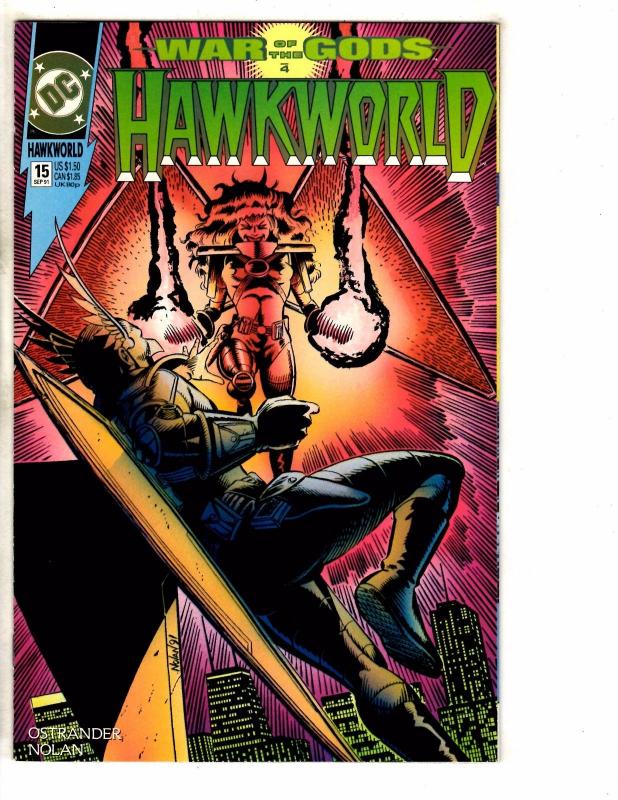 Lot Of 10 Hawkworld DC Comic Books # 11 12 13 14 15 16 17 18 19 20 Hawkman PP5