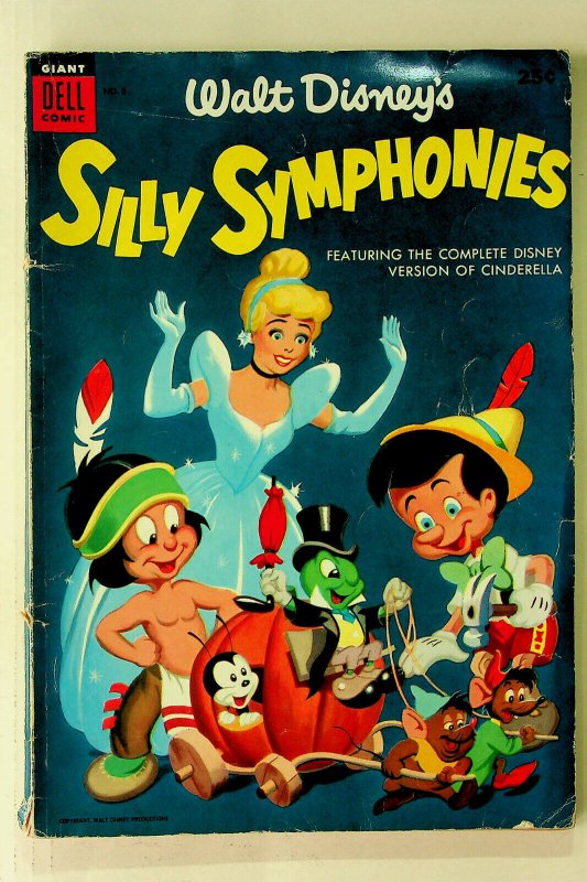 Walt Disney's Silly Symphonies #5 (1955, Dell) - Good 