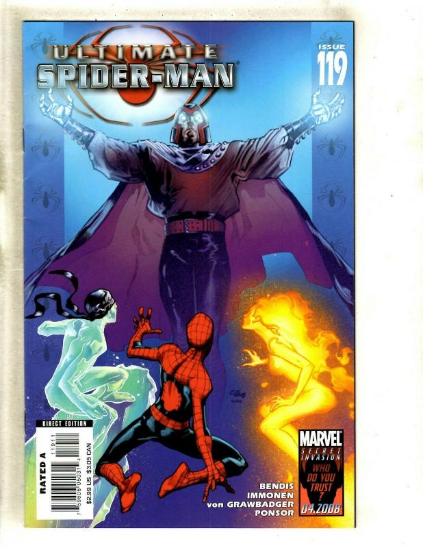 10 Ultimate Spider-Man Marvel Comics 110 111 112 113 114 115 116 117 118 119 EK3