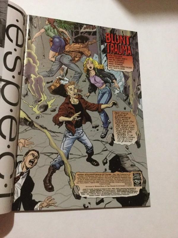 Batman Huntress Spoiler Blunt Trauma 1 NM Near Mint