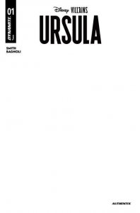 Disney Villains: Ursula #1 Blank Variant Cover PRESALE 2/11/26