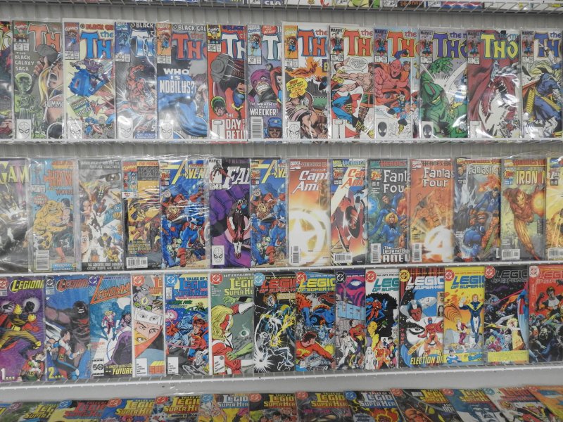 Huge Lot 140+ Comics W/ Thor, Superboy, Fantastic Four + Avg Fine/VF Condition!!