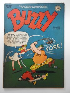 Buzzy #7 (1946) Sharp VG- Condition! Staple Missing Bottom