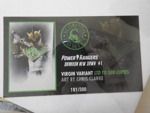 Power Rangers: Drakkon: New Dawn #1 Chris Clarke Virgin Variant LDT 300