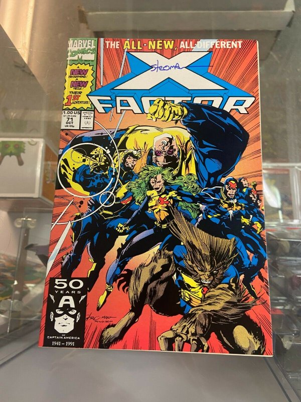 X-Factor 71 NM SIgned by Larry Stroman