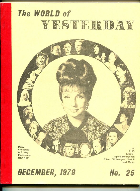 World of Yesterday  #25 12/1979-Agnes Moorehead-Silent Cliffhangers Part 2-FN