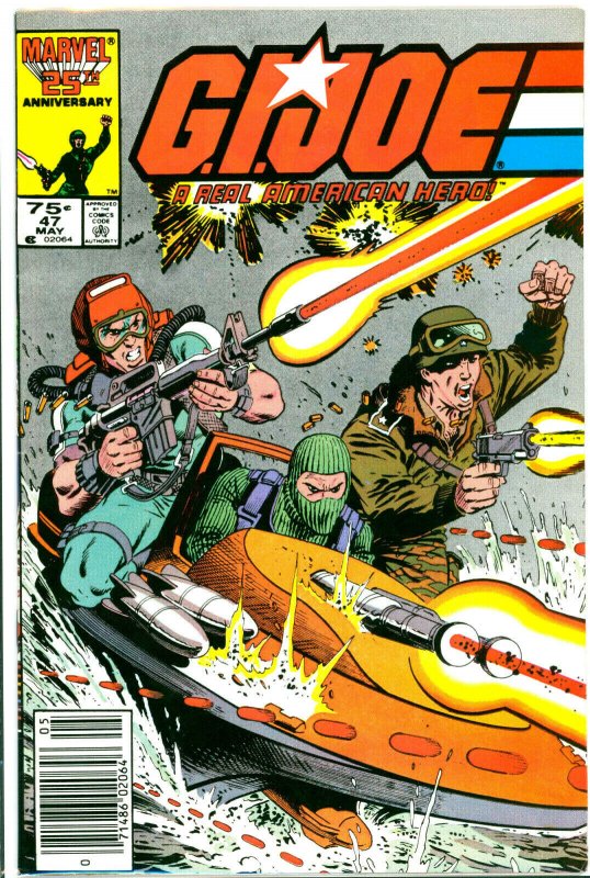 GI Joe A Real American Hero #47 Marvel Comics 1986 VF- 