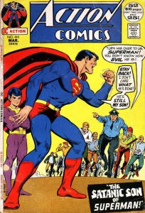 Action Comics #410 VG ; DC | low grade comic Satanic Son of Superman March 1972