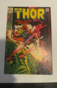 Thor #161 (1969)Ego vs Galactus Kirby and Stan Lee price sticker on bc/foxxing