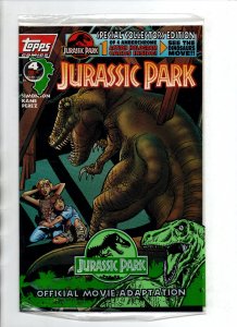 Jurassic Park #1 2 3 & 4 Official Movie Complete Set SEALED w/Cards - 1993 - NM