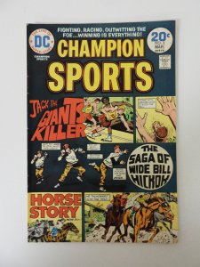 Champion Sports #3 (1974) FN/VF condition