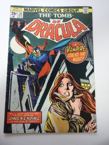 Tomb of Dracula #26 (1974) VG+ Condition small moisture stains MVS Intact