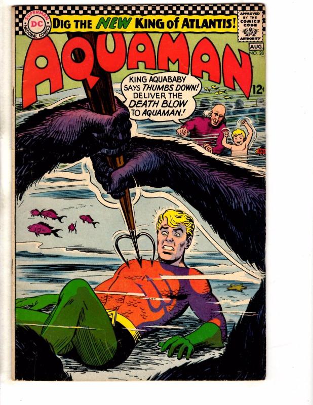 Aquaman # 28 FN DC Comic Book Atlantis Batman Superman Justice League Flash J249