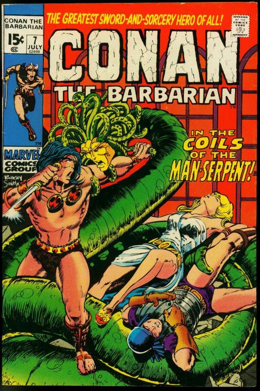 CONAN THE BARBARIAN #7-BARRY SMITH ART VF