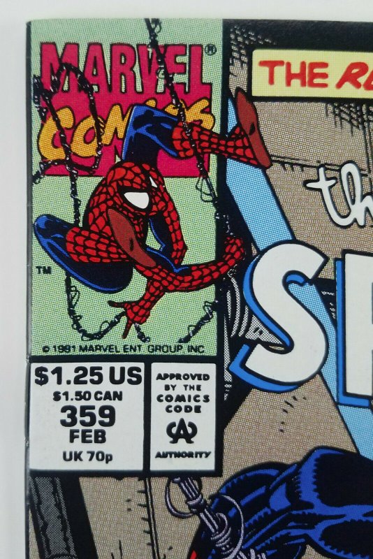 Amazing Spider-man 359 1ST (Cameo) FIRST APP Kasaday & Carnage Symbiote NM