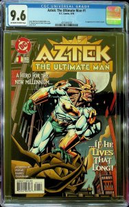 Aztek: The Ultimate Man #1 (1996) - CGC 9.6 - Cert#4253482020