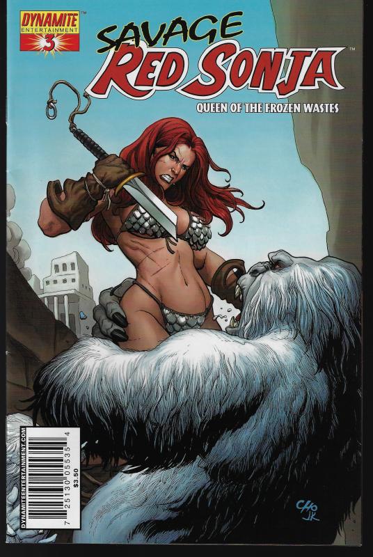 Red Sonja Queen of the Frozen Wastes #3 (Dynamite) - Frank Cho Cover