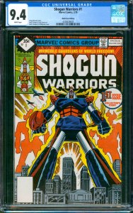 Shogun Warriors #1 Marvel Comics 1979 CGC 9.4 Multi-Pack Edition Rare