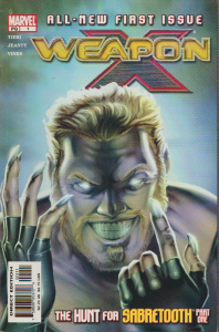 WEAPON X 1st ISSUE, 1st PRINT! WOLVIRNE / SABERTOOTH, MARVEL - BAG & BOARDED