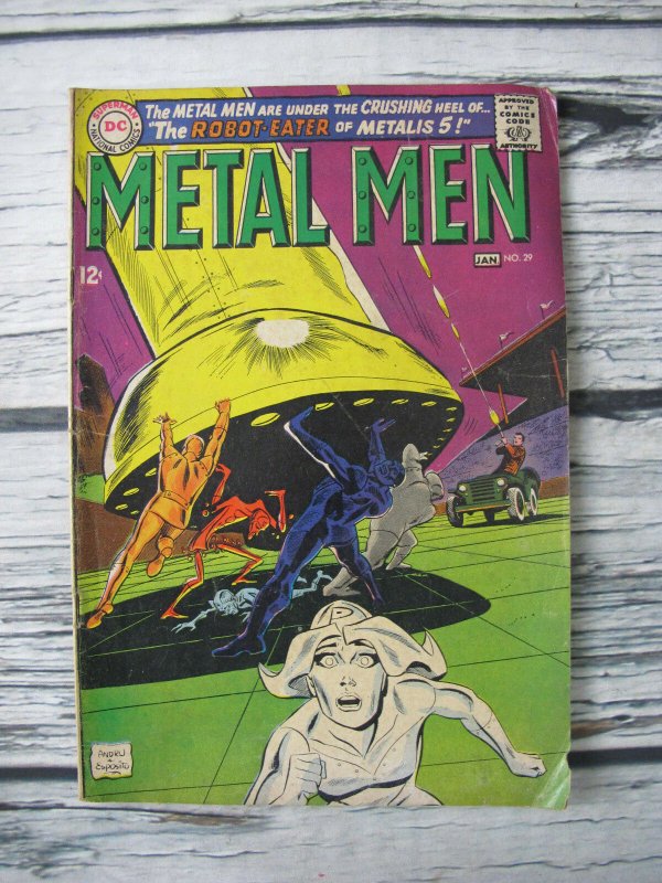 Metal Men DC Comic #29 1968 Silver Age VG+ 4.5 12 cent