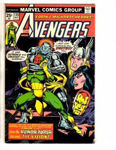Avengers # 135 VG-FN Marvel Comic Book Bronze Age Hulk Thor Ultron Iron Man PP12