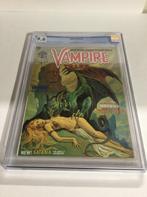 Vampire Tales 2 CGC 9.6 OW/W Pages First App. Of Satana Marvel Comics 2026037013