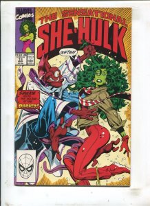 Sensational She Hulk #13- Direct Edition Dale Keown Cover (9.0) 1990 