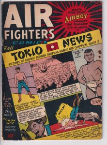 AIR FIGHTERS COMICS V2N10 (Fall 1945) VG- 3.5, see description!