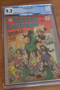 Green Lantern #66 (DC, 1969) CGC NM- 9.2 Off-white to white pages