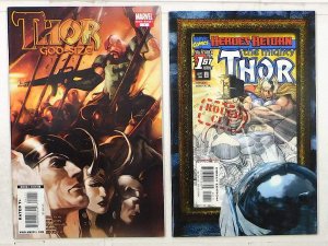Thor Lot of 2 #God-Size 1, Rough Cut 1 1998 Marvel Comics 1st Print Comic Books