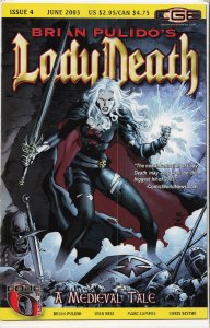 Brian Pulido's Lady Death: A Medieval Tale #4 (2003) Lady Death