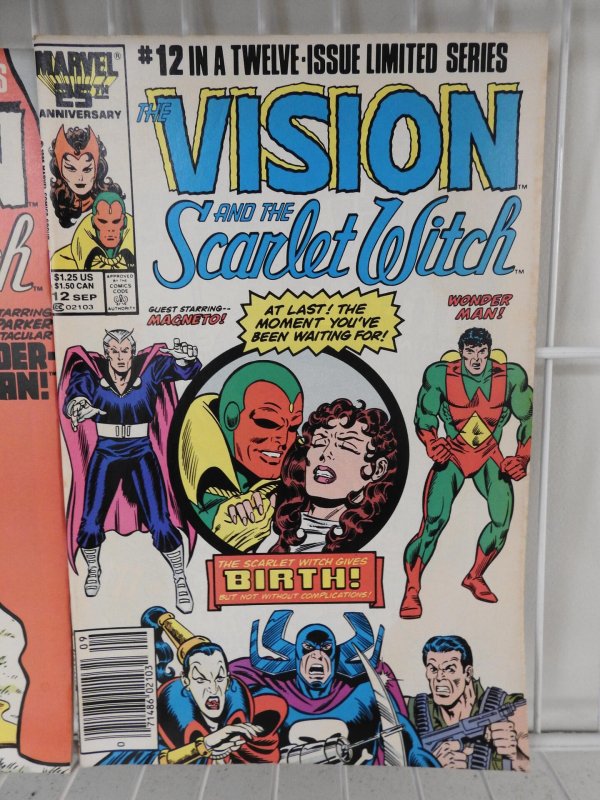 The Vision and the Scarlet Witch 1st and 2nd Series Complete Set! Avg FN Cond!