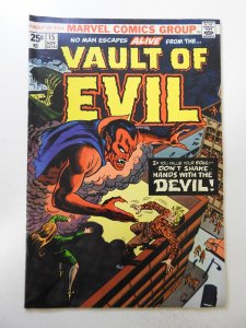 Vault of Evil #15 (1974) FN+ Condition!