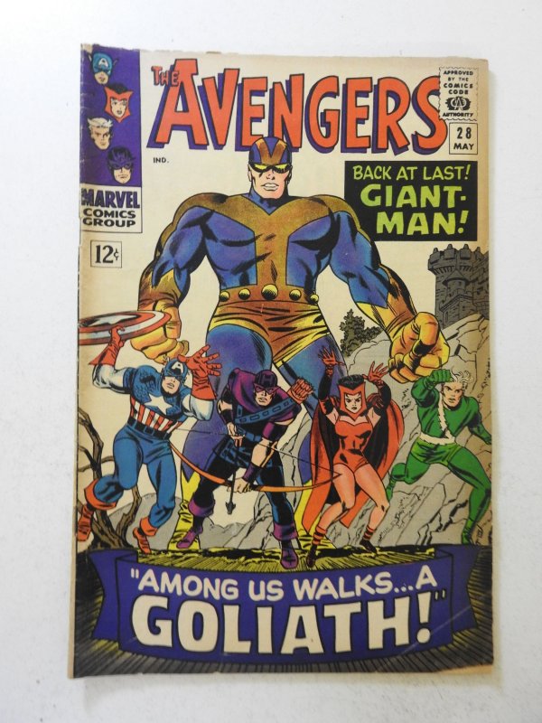 The Avengers #28 (1966) VG+ Condition