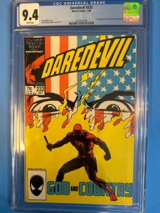 Daredevil #232 CGC 9.4 WP (1986) KEY ISSUE / NEW SLAB